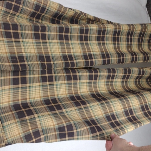 BP Everyday Plaid High Rise Pants In Brown Claire Plaid Size 1X = 18  (16W) NWT - Picture 6 of 12